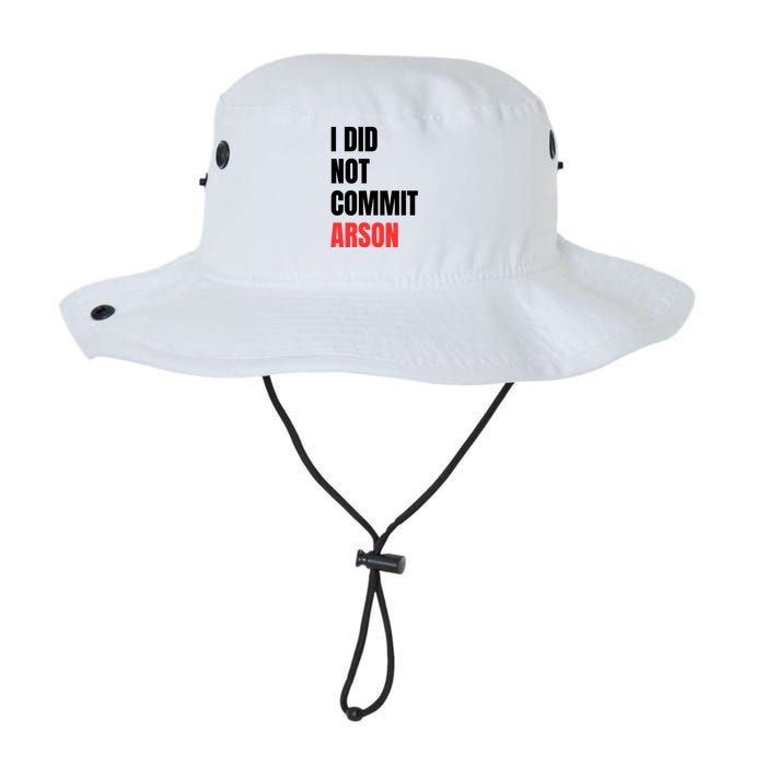 I Did Not Commit Arson Funny Quote Bucket Hat