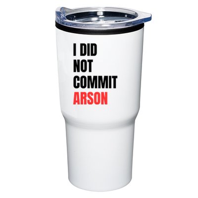 I Did Not Commit Arson Funny Quote Tumbler