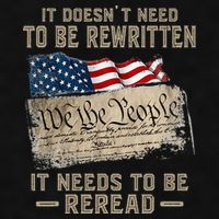 It Doesnt Need To Be Rewritten It Needs To Be Reread Ladies PosiCharge Tri-Blend Wicking Tank