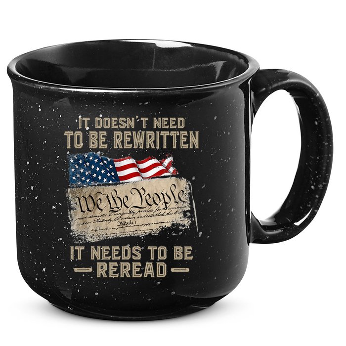 It Doesnt Need To Be Rewritten It Needs To Be Reread 15oz Campfire Ceramic Mug