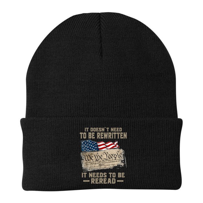 It Doesnt Need To Be Rewritten It Needs To Be Reread Beanie