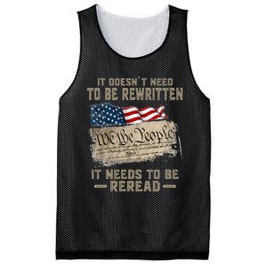 It Doesnt Need To Be Rewritten It Needs To Be Reread Mesh Reversible Basketball Jersey Tank