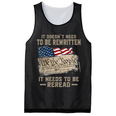 It Doesnt Need To Be Rewritten It Needs To Be Reread Mesh Reversible Basketball Jersey Tank