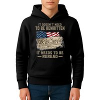 It Doesnt Need To Be Rewritten It Needs To Be Reread Kids Hoodie