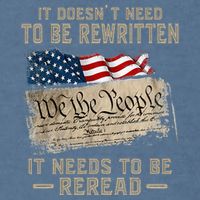 It Doesnt Need To Be Rewritten It Needs To Be Reread Garment-Dyed Sweatshirt