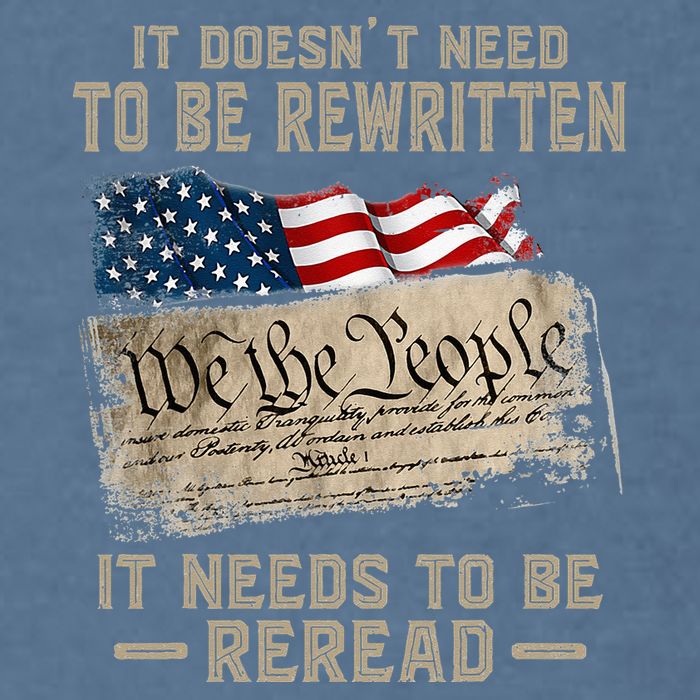 It Doesnt Need To Be Rewritten It Needs To Be Reread Garment-Dyed Sweatshirt