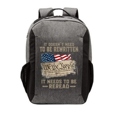 It Doesnt Need To Be Rewritten It Needs To Be Reread Vector Backpack