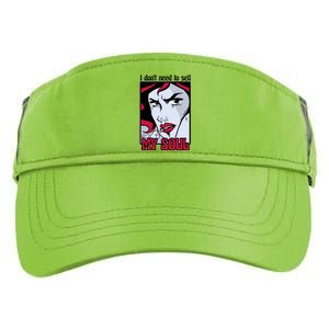 I Don't Need To Sell My Soul Comic Adult Drive Performance Visor