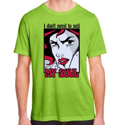 I Don't Need To Sell My Soul Comic Adult ChromaSoft Performance T-Shirt