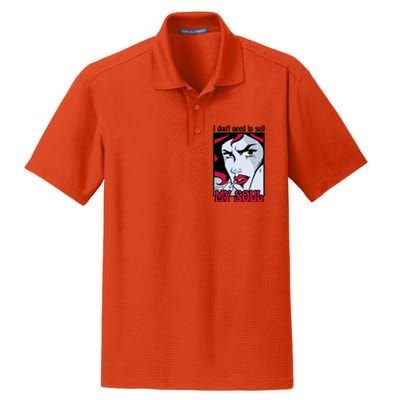 I Don't Need To Sell My Soul Comic Dry Zone Grid Polo