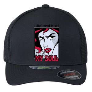 I Don't Need To Sell My Soul Comic Flexfit Unipanel Trucker Cap