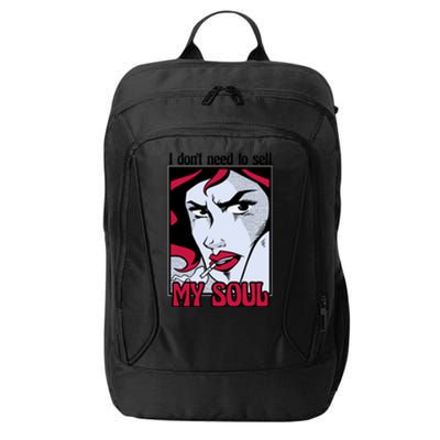 I Don't Need To Sell My Soul Comic City Backpack