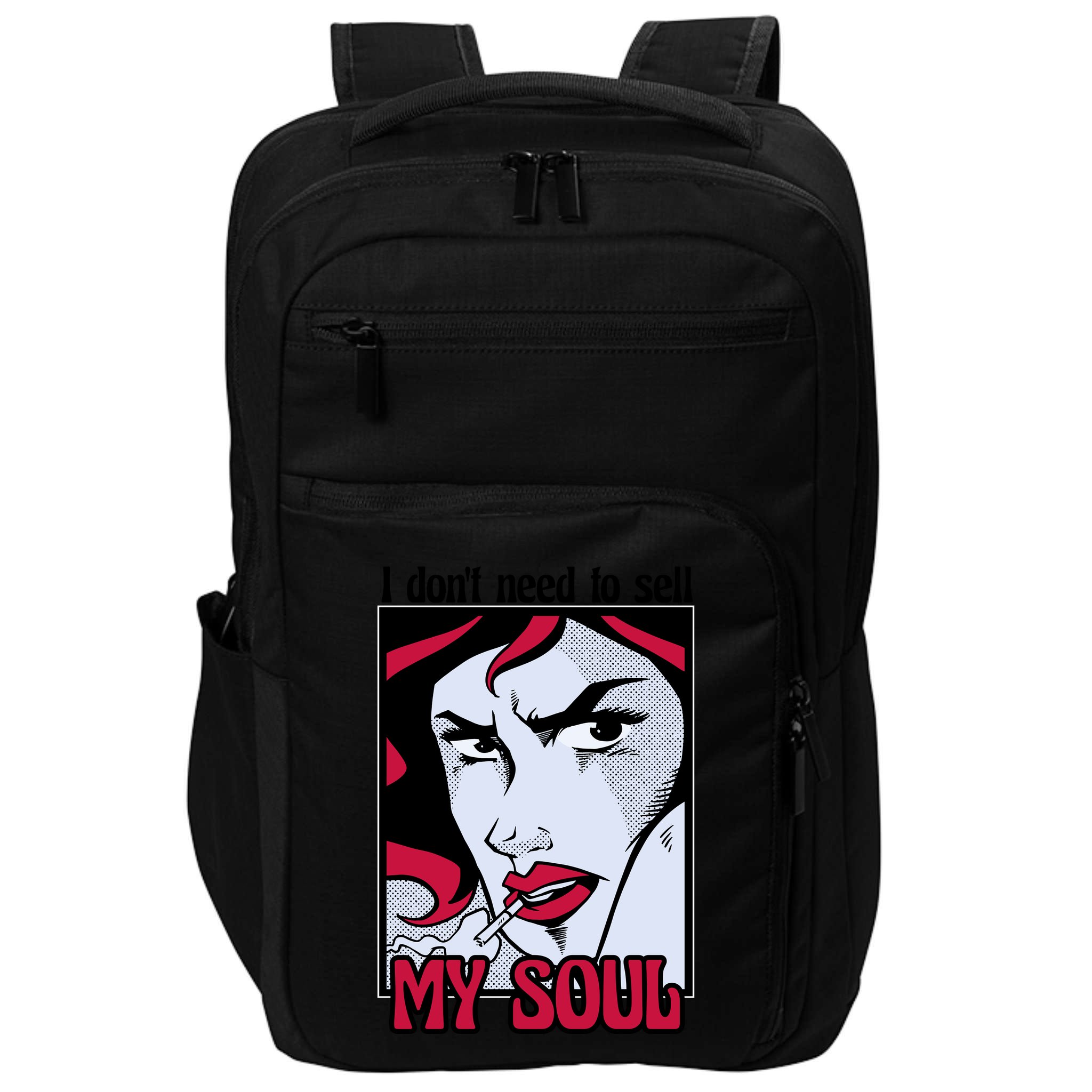I Don't Need To Sell My Soul Comic Impact Tech Backpack