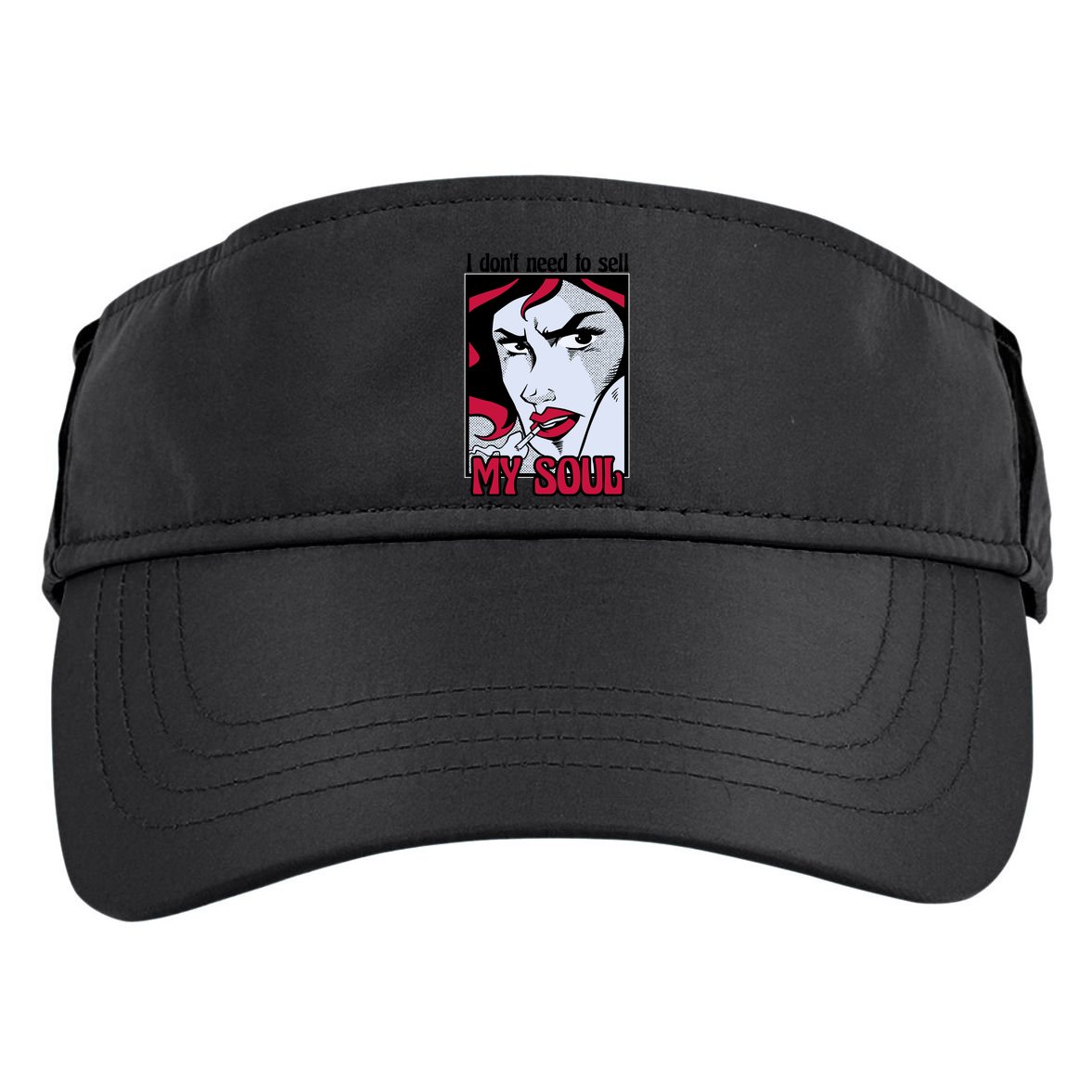 I Don't Need To Sell My Soul Comic Adult Drive Performance Visor