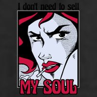 I Don't Need To Sell My Soul Comic Adult Drive Performance Visor