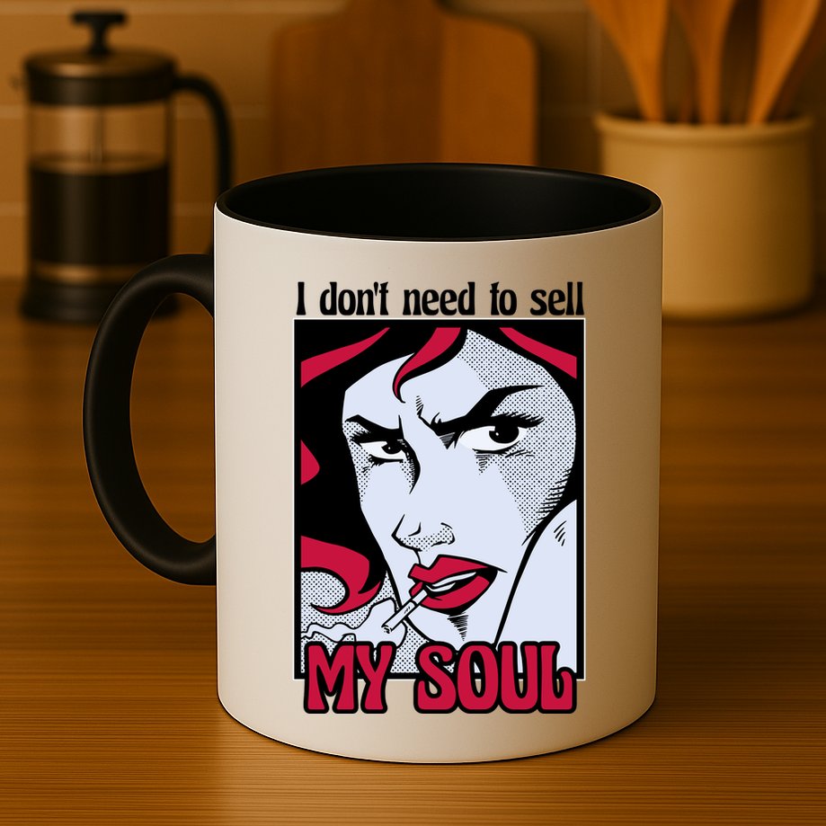 I Don't Need To Sell My Soul Comic Mug