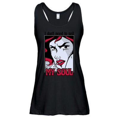 I Don't Need To Sell My Soul Comic Ladies Essential Flowy Tank