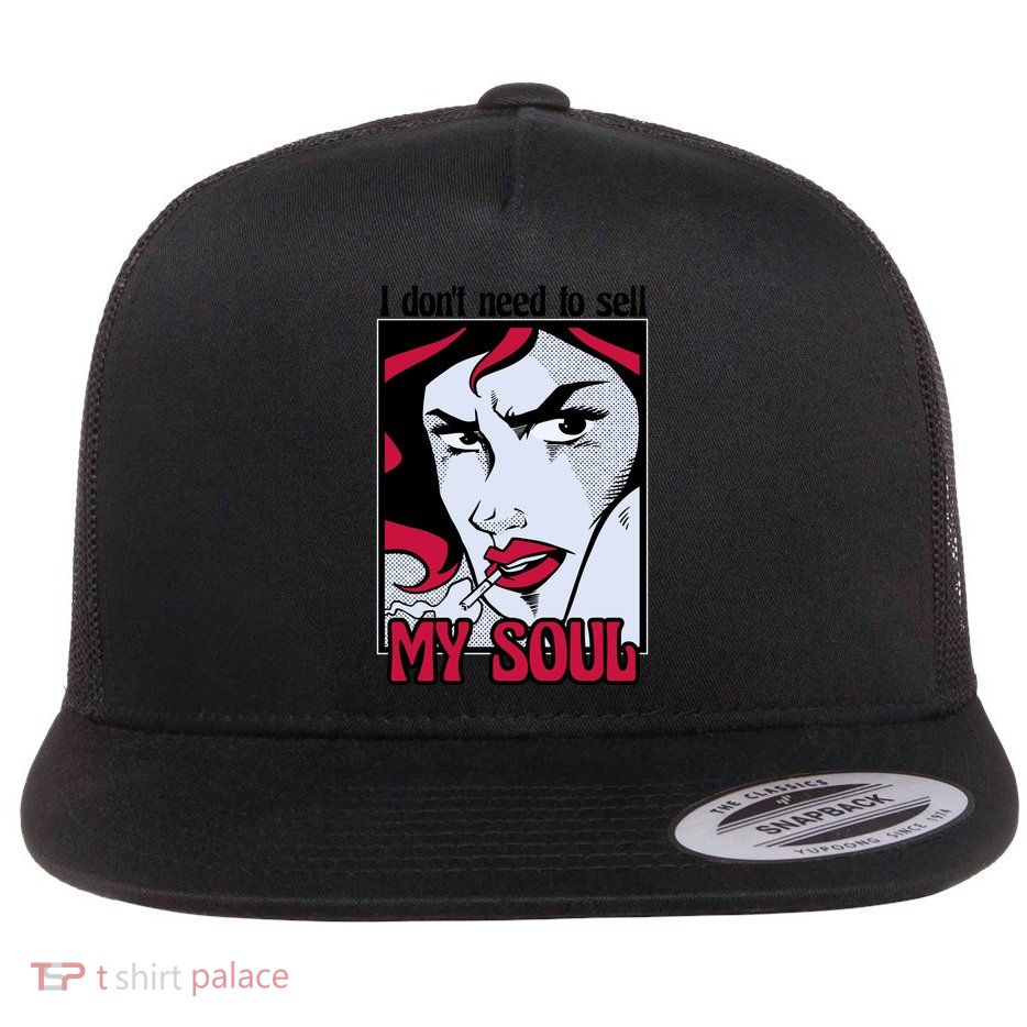 I Don't Need To Sell My Soul Comic Flatbill Hat