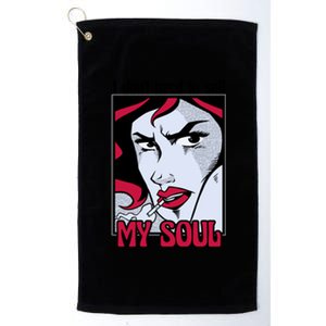 I Don't Need To Sell My Soul Comic Platinum Collection Golf Towel