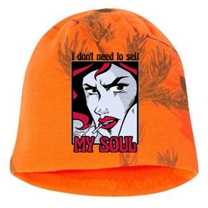 I Don't Need To Sell My Soul Comic Kati - Camo Knit Beanie