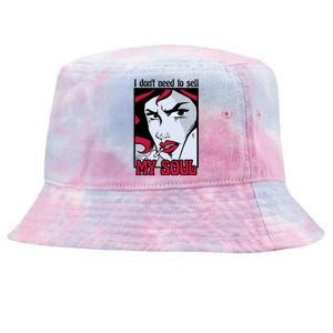 I Don't Need To Sell My Soul Comic Tie-Dyed Bucket Hat