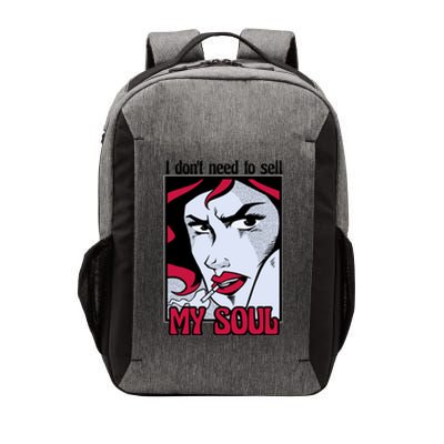 I Don't Need To Sell My Soul Comic Vector Backpack