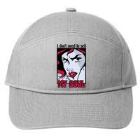 I Don't Need To Sell My Soul Comic 7-Panel Snapback Hat