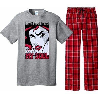 I Don't Need To Sell My Soul Comic Pajama Set