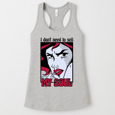 I Don't Need To Sell My Soul Comic Womens Tank Top