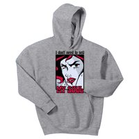 I Don't Need To Sell My Soul Comic Kids Hoodie