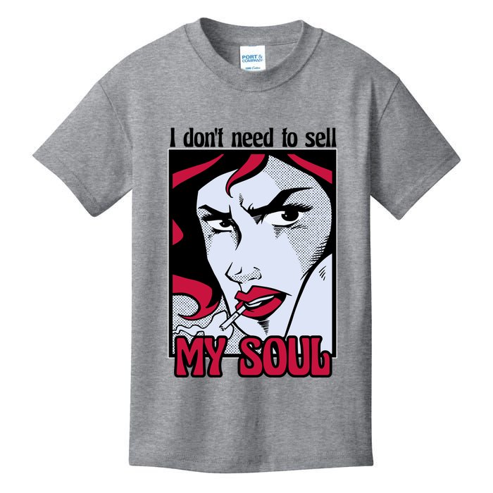 I Don't Need To Sell My Soul Comic Kids T-Shirt