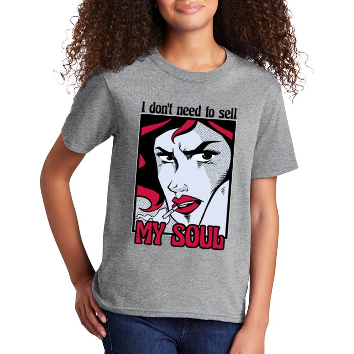 I Don't Need To Sell My Soul Comic Kids T-Shirt
