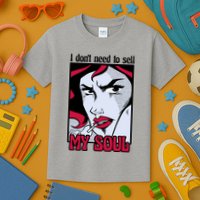 I Don't Need To Sell My Soul Comic Kids T-Shirt