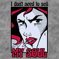 I Don't Need To Sell My Soul Comic Kids T-Shirt