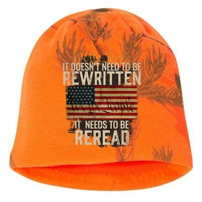 It DoesnT Need To Be Rewritten Constitution We The People Kati - Camo Knit Beanie