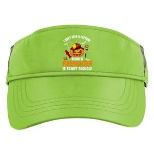 I Dont Need A Costume Pumpkin Firefighter Lover Halloween Gift Adult Drive Performance Visor