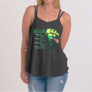 I Do Not Like Yourtal Haze Bigfoot Go LetS Brandon Women's Strappy Tank