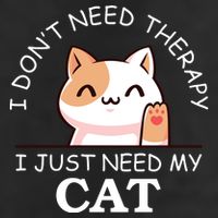 I Don't Need Therapy I Just Need My Cat Cute Cool Comfort Performance Bucket Hat