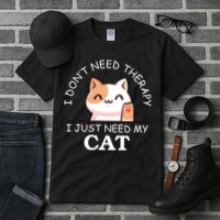 I Don't Need Therapy I Just Need My Cat Cute Tall T-Shirt
