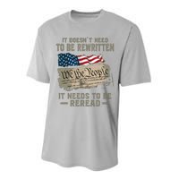 It Doesnt Need To Be Rewritten It Needs To Be Reread Performance Sprint T-Shirt