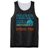 Indiana Dunes National Park Lake Michigan Retro Sunset Mesh Reversible Basketball Jersey Tank