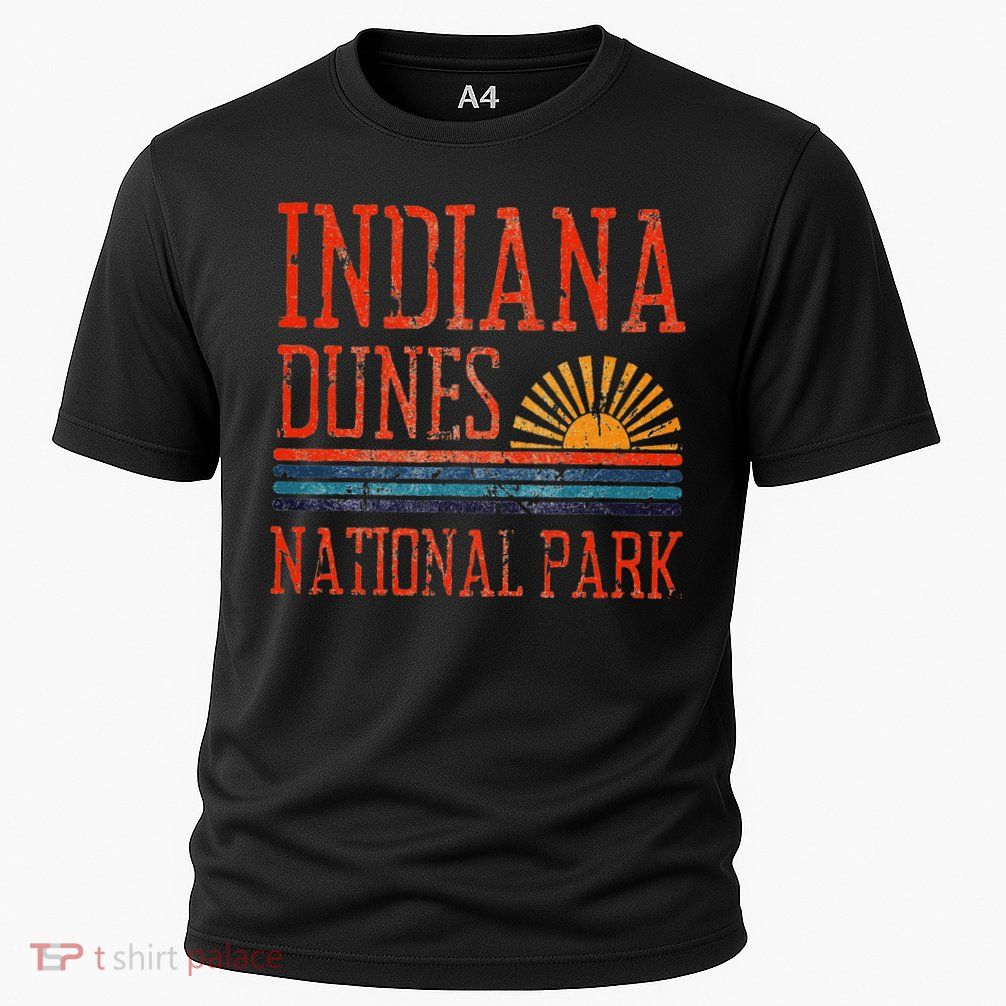 Indiana Dunes National Park Nature Great Lakes Sunset Performance Shirt