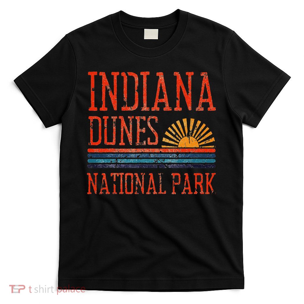 Indiana Dunes National Park Nature Great Lakes Sunset T-Shirt