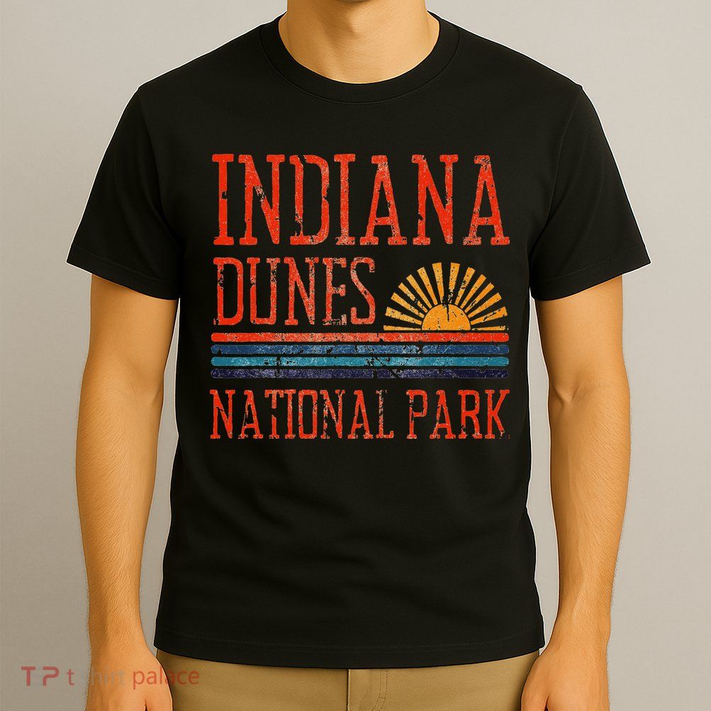 Indiana Dunes National Park Nature Great Lakes Sunset T-Shirt