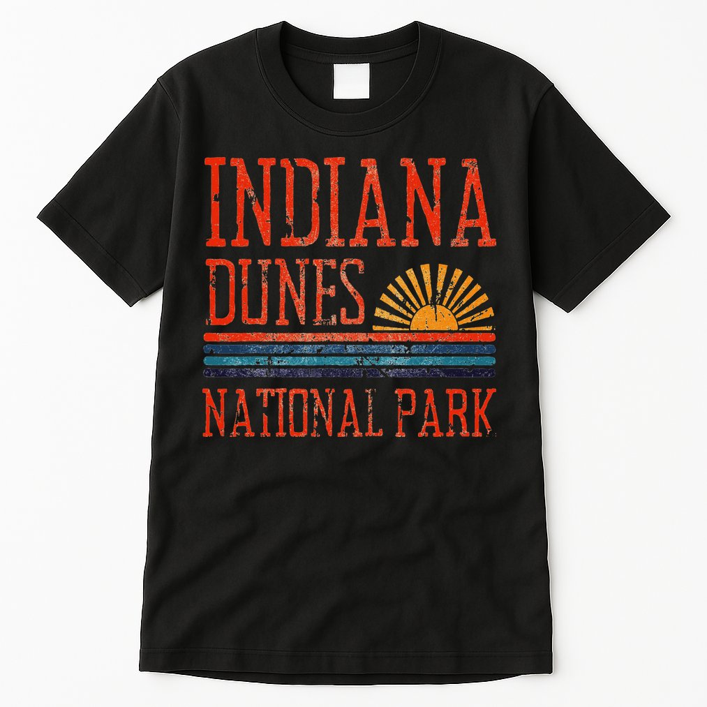 Indiana Dunes National Park Nature Great Lakes Sunset Tall T-Shirt