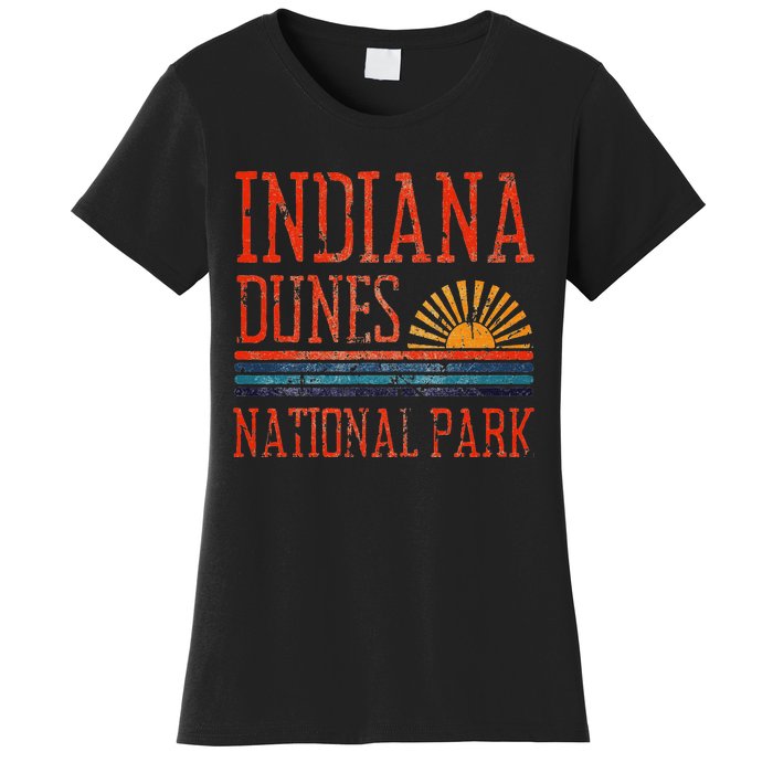 Indiana Dunes National Park Nature Great Lakes Sunset Women's T-Shirt