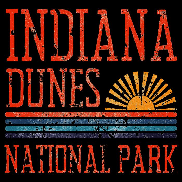 Indiana Dunes National Park Nature Great Lakes Sunset Zip Tote Bag