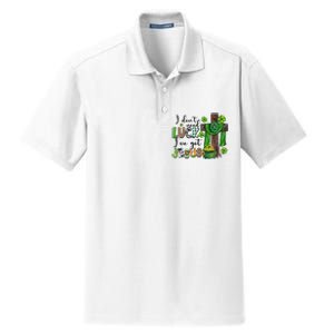 I Don't Need Lucky I Got Jesus St Patrick’s Day Leopard Patty's Day God Dry Zone Grid Polo