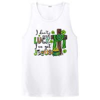 I Don't Need Lucky I Got Jesus St Patrick’s Day Leopard Patty's Day God PosiCharge Competitor Tank