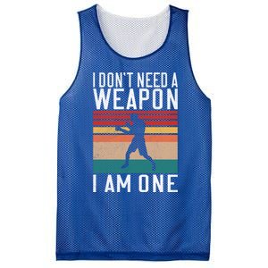 I Dont Need A Weapon I Am One Mixed Martial Arts Gift Mesh Reversible Basketball Jersey Tank